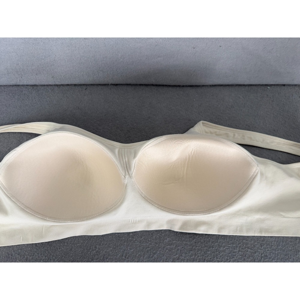 Truekind Daily Comfort Wirefree Shaper Bra Size XL Beige Sculpted Minimalist * - Picture 5 of 11